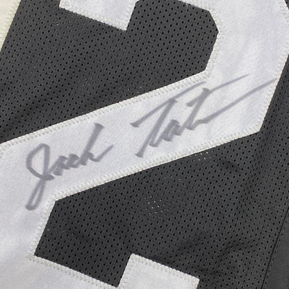 Autographed/Signed Jack Tatum Oakland Black Football Jersey JSA COA #1