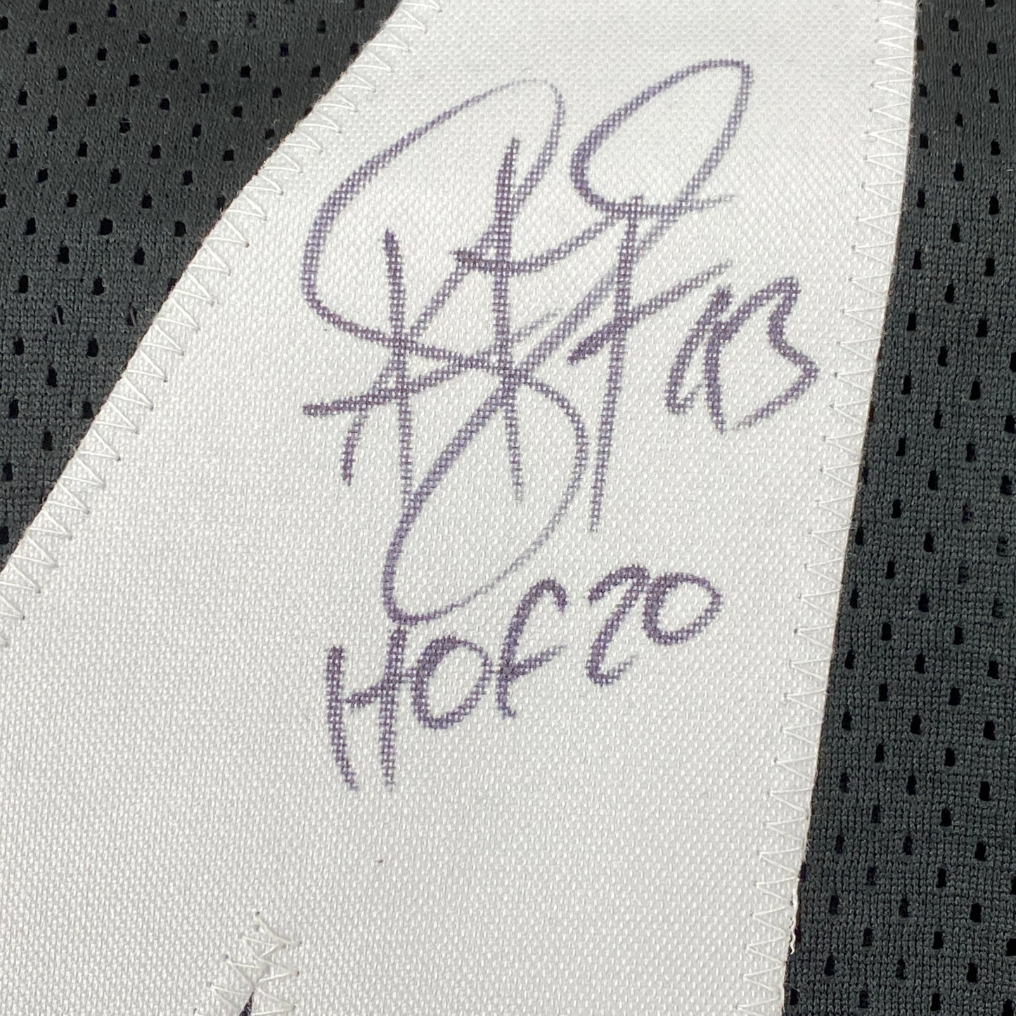 Autographed/Signed Troy Polamalu HOF 20 Pittsburgh Black Football Jersey Beckett BAS COA