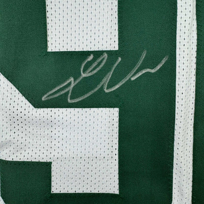 Autographed/Signed Lukas Van Ness Green Bay White Football Jersey Beckett BAS COA