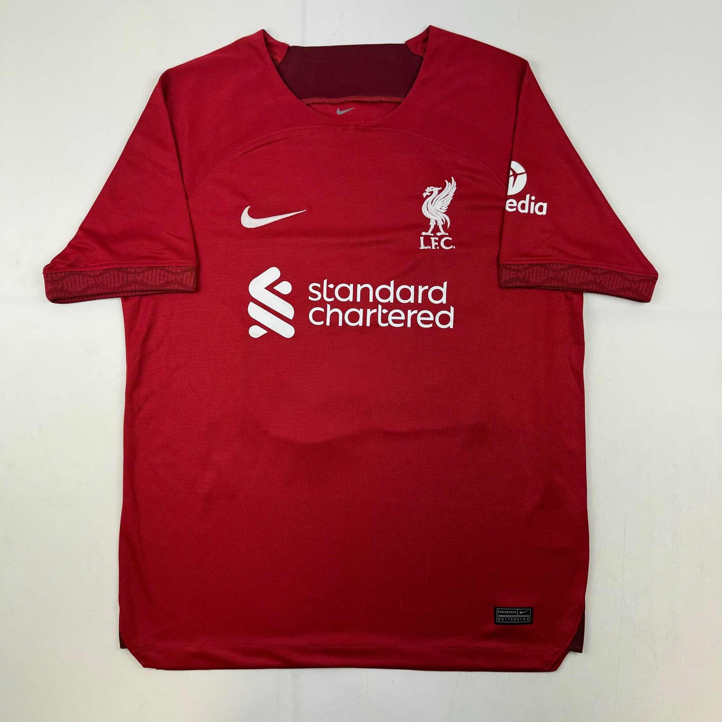 Autographed/Signed Diogo Jota Liverpool Red Soccer Jersey Beckett BAS COA