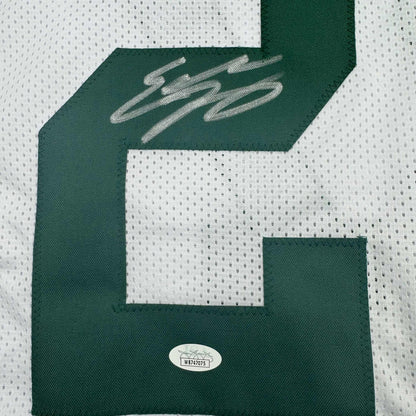 Autographed/Signed Eddie Lacy Green Bay White Football Jersey JSA COA