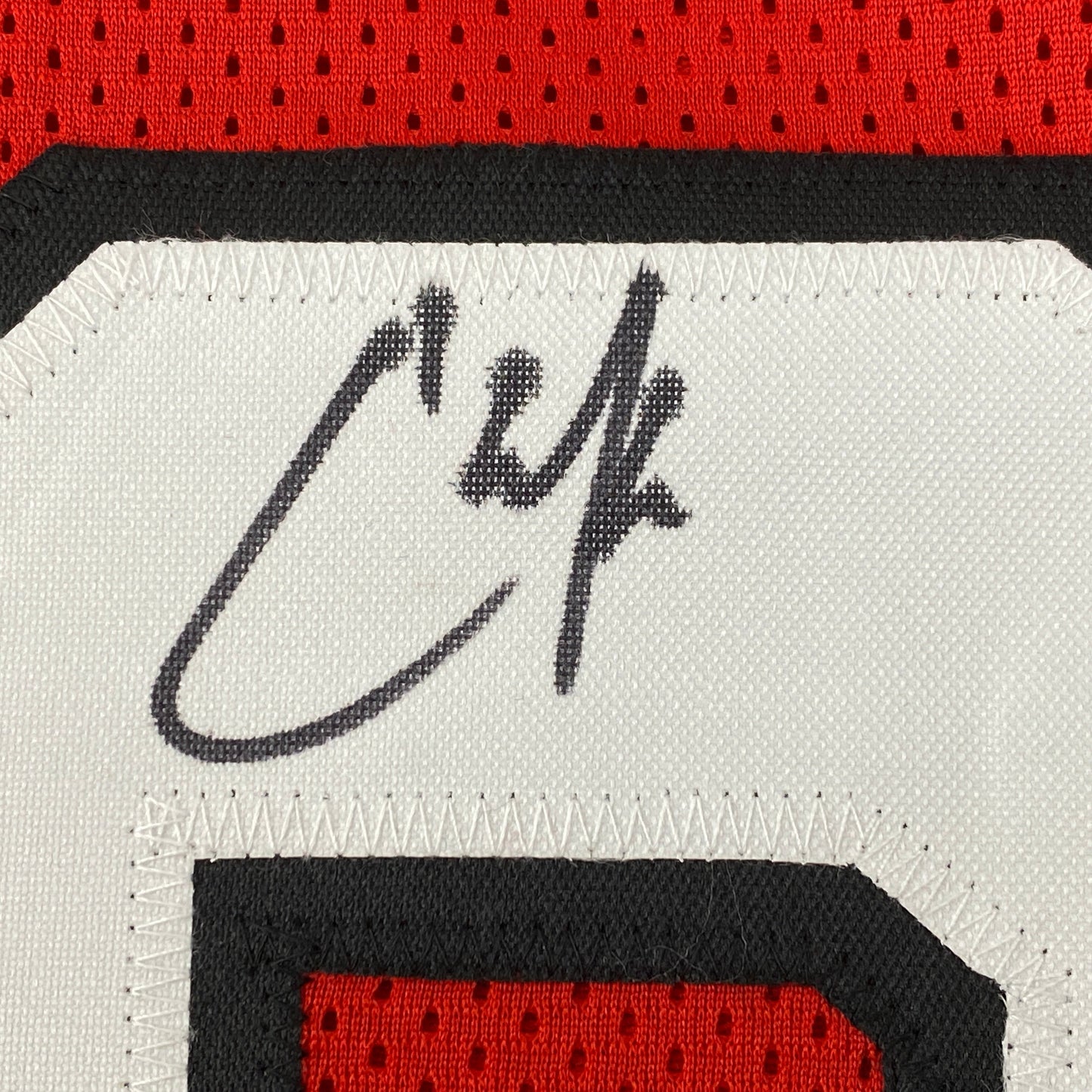 Autographed/Signed Chase Edmonds Arizona Red Football Jersey JSA COA