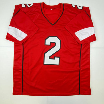 Autographed/Signed Chase Edmonds Arizona Red Football Jersey JSA COA