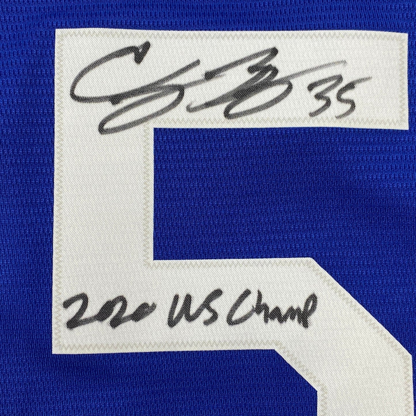 Autographed/Signed Cody Bellinger 2020 WS Champ Los Angeles LA Dodgers Blue Authentic Baseball Jersey Fanatics COA