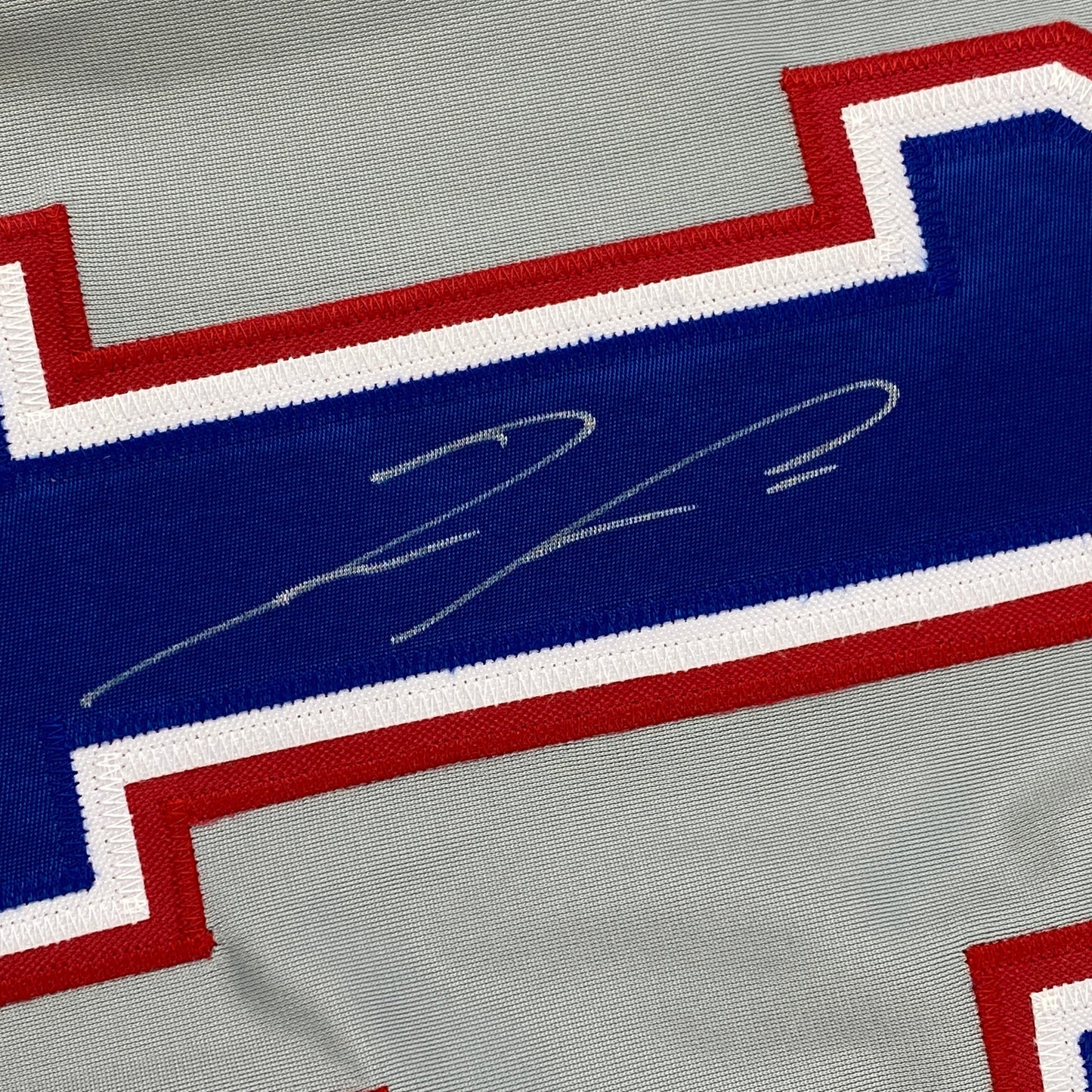 Autographed/Signed Ronald Acuna Jr. Atlanta Grey Retro Baseball Jersey Beckett BAS COA