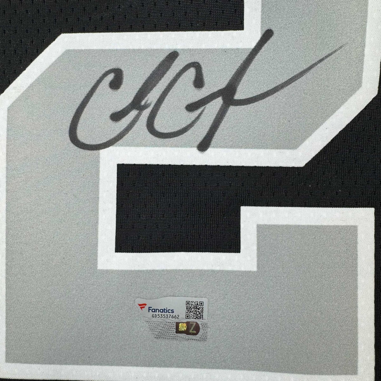 Autographed/Signed Cade Cunningham Detroit Pistons Black City Edition Authentic Basketball Jersey Fanatics COA