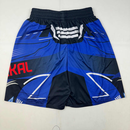 Autographed/Signed Bo Nickal Blue UFC MMA Trunks Shorts Ultimate Fighting Beckett BAS COA