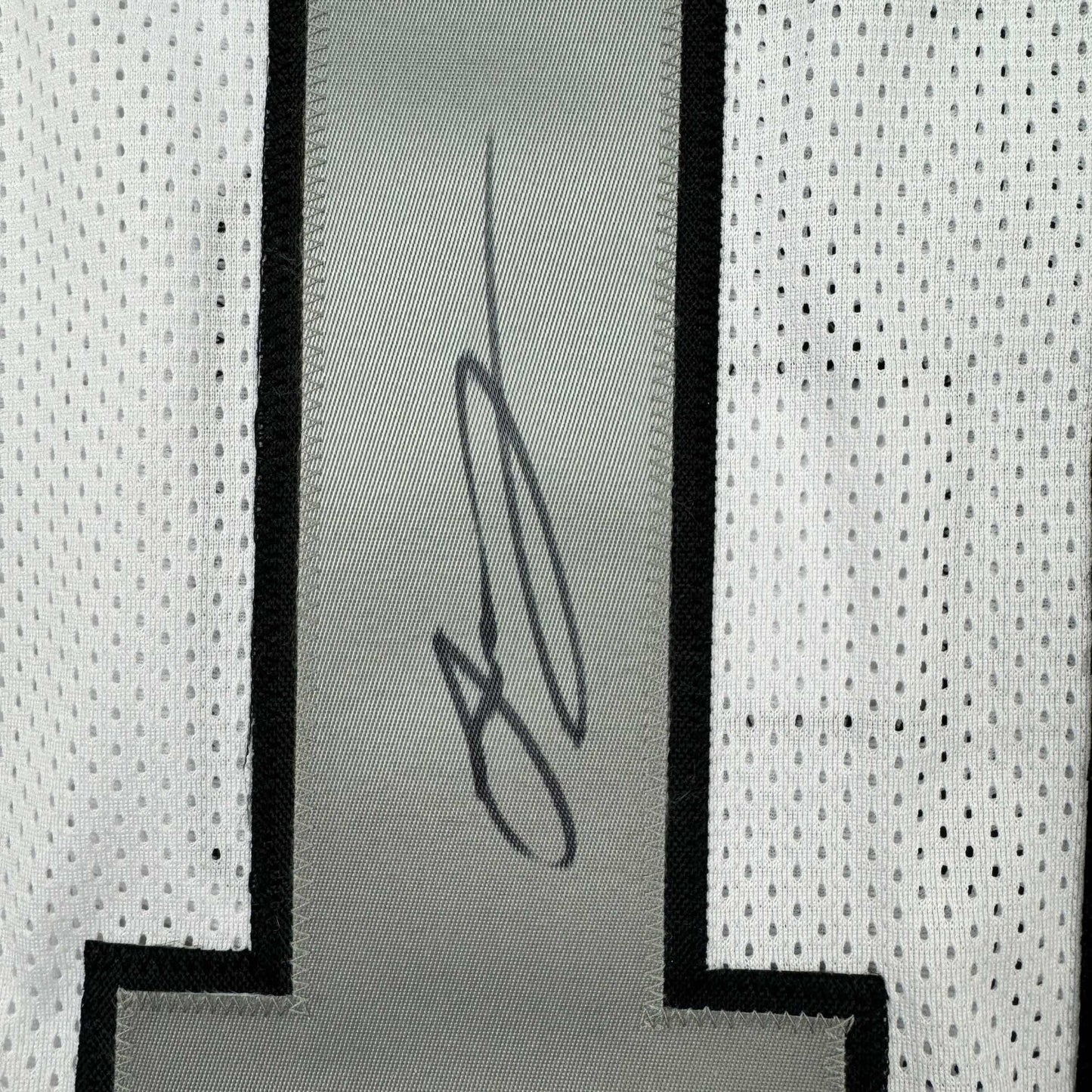 Autographed/Signed Jakobi Meyers Las Vegas Oakland White Color Rush Football Jersey Beckett BAS COA