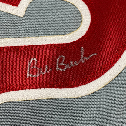 Autographed/Signed Bill Buckner Chicago Grey Baseball Jersey JSA COA