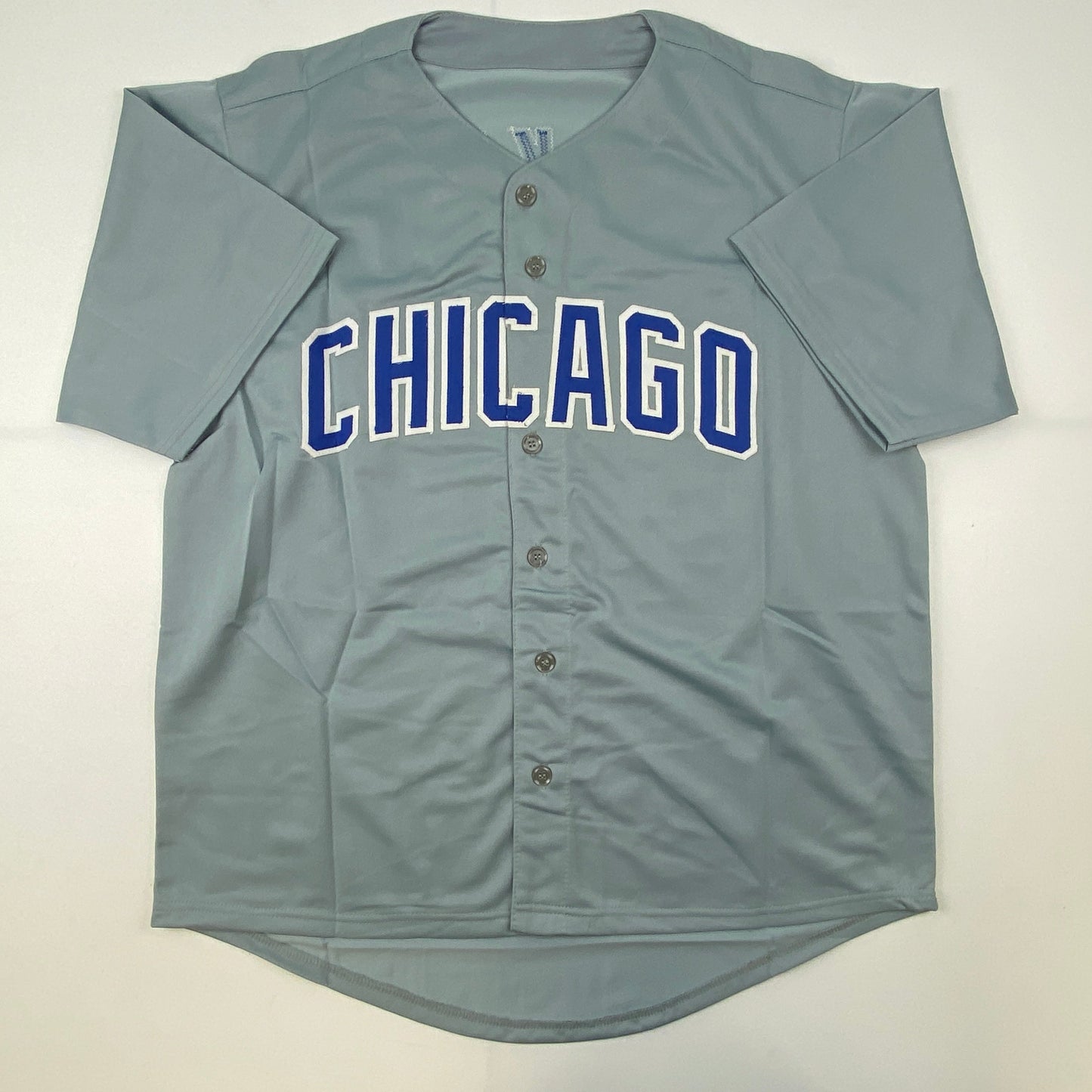 Autographed/Signed Bill Buckner Chicago Grey Baseball Jersey JSA COA