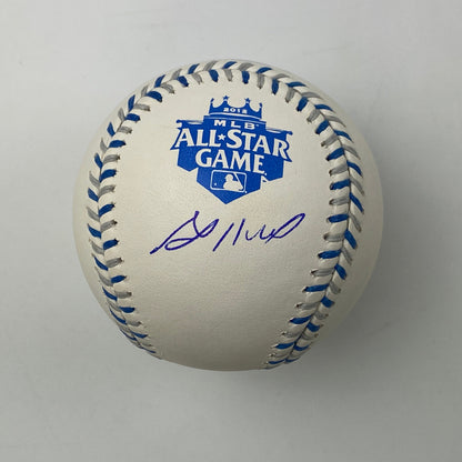 Autographed/Signed Jose Altuve 2012 All-Star Game Rawlings Official Major League Baseball ROML JSA COA Auto