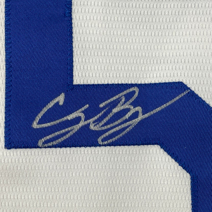 Autographed/Signed Cody Bellinger Los Angeles LA Dodgers White Authentic Baseball Jersey Fanatics COA
