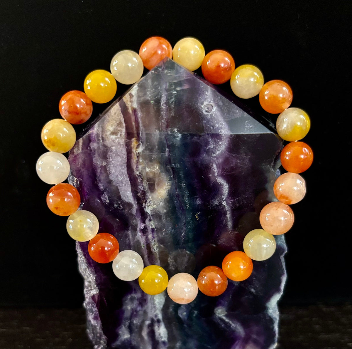 Reiki-Infused Natural Red Aventurine Bracelet for Manifestation, Action, Confidence & Root Chakra Drive (8mm)