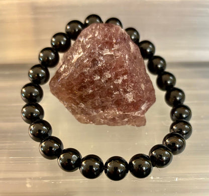 Black Tourmaline Bracelet – Protection, Grounding & Energy Shield