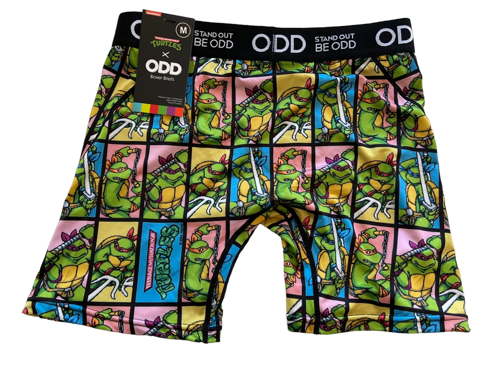 ODD Teenage Mutant Ninja Turtles Boxer Briefs (S, M, L, XL)