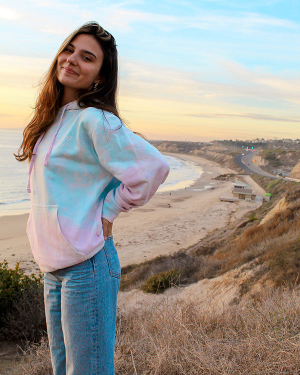 Heart In Koloa Tie-Dyed Hoodie
