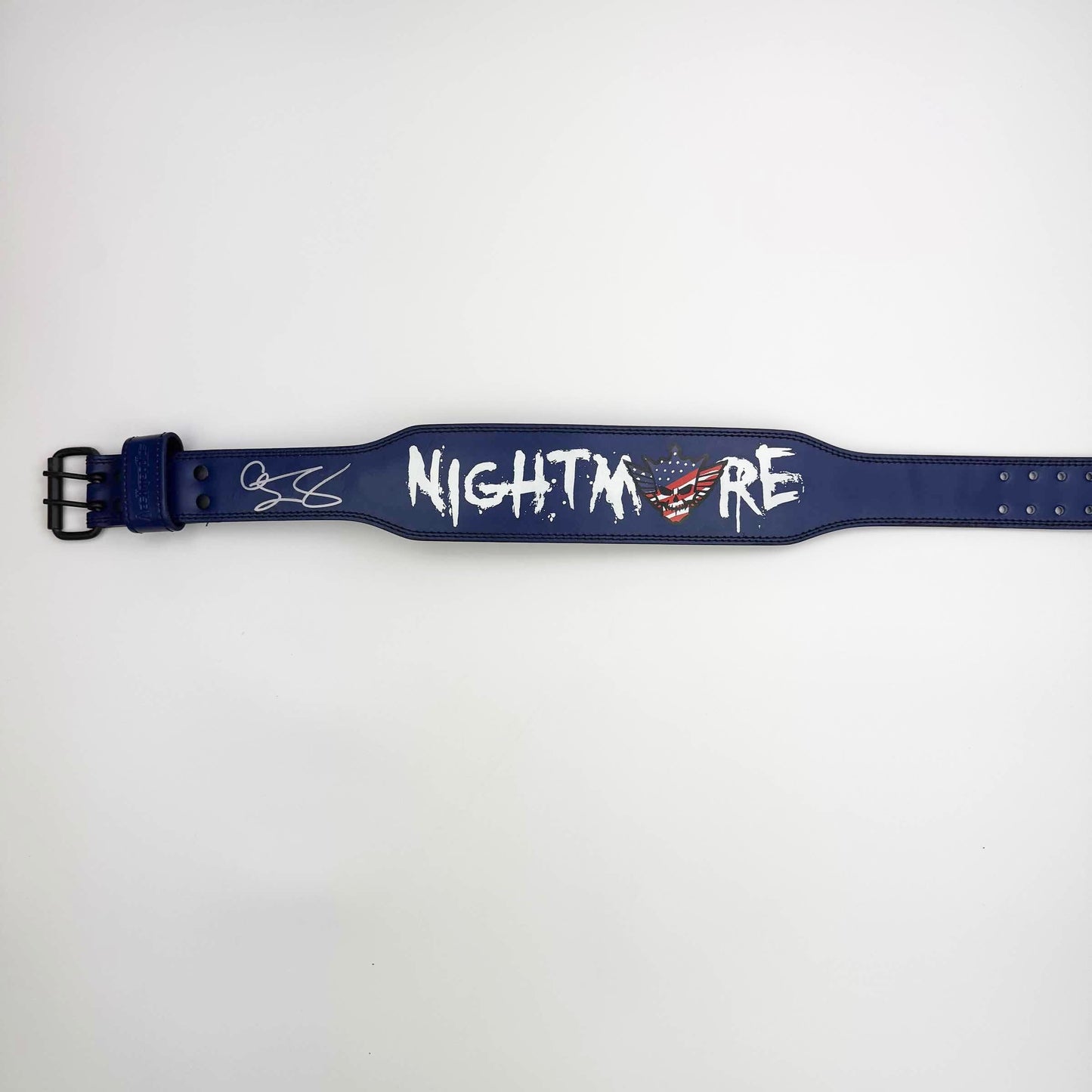 Autographed/Signed Cody Rhodes Blue American Nightmare WWE Wrestling Belt Beckett BAS COA