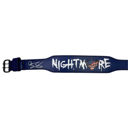 Autographed/Signed Cody Rhodes Blue American Nightmare WWE Wrestling Belt Beckett BAS COA