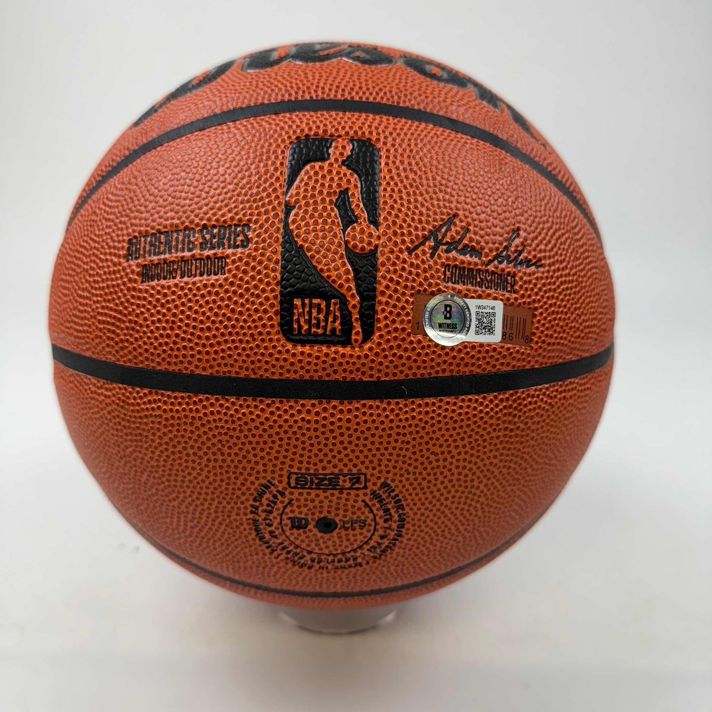 Autographed/Signed Larry Bird Boston Celtics Full Size Wilson Basketball JSA COA