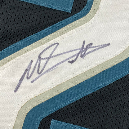 Autographed/Signed Miles Sanders Philadelphia Black Football Jersey JSA COA