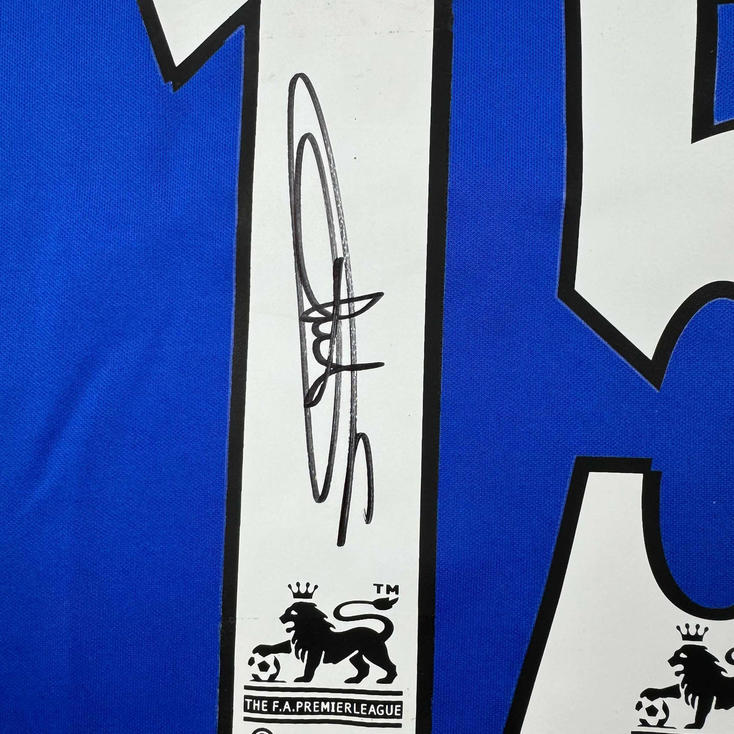 Autographed/Signed Didier Drogba #15 Chelsea FC Blue Soccer Futbol Jersey Beckett BAS COA