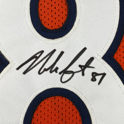 Autographed/Signed Noah Fant Denver Orange Football Jersey Beckett BAS COA