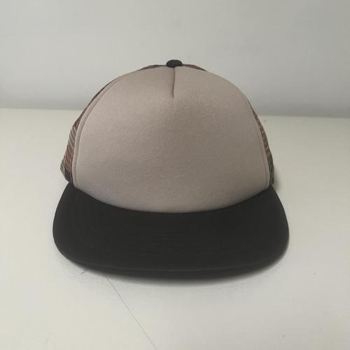 Men’s Trucker Mesh Flat Bill Snap Baseball Cap Khaki Camo Green