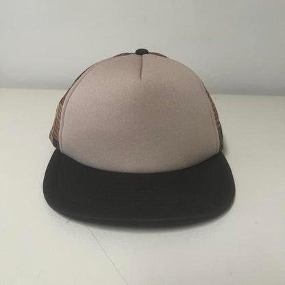 Men’s Trucker Mesh Flat Bill Snap Baseball Cap Khaki Camo Green