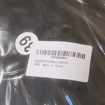 HSBDNZQ Rain Boots for Gardening ,Outdoor Work Anti-Slipping Size 39=US9.5
