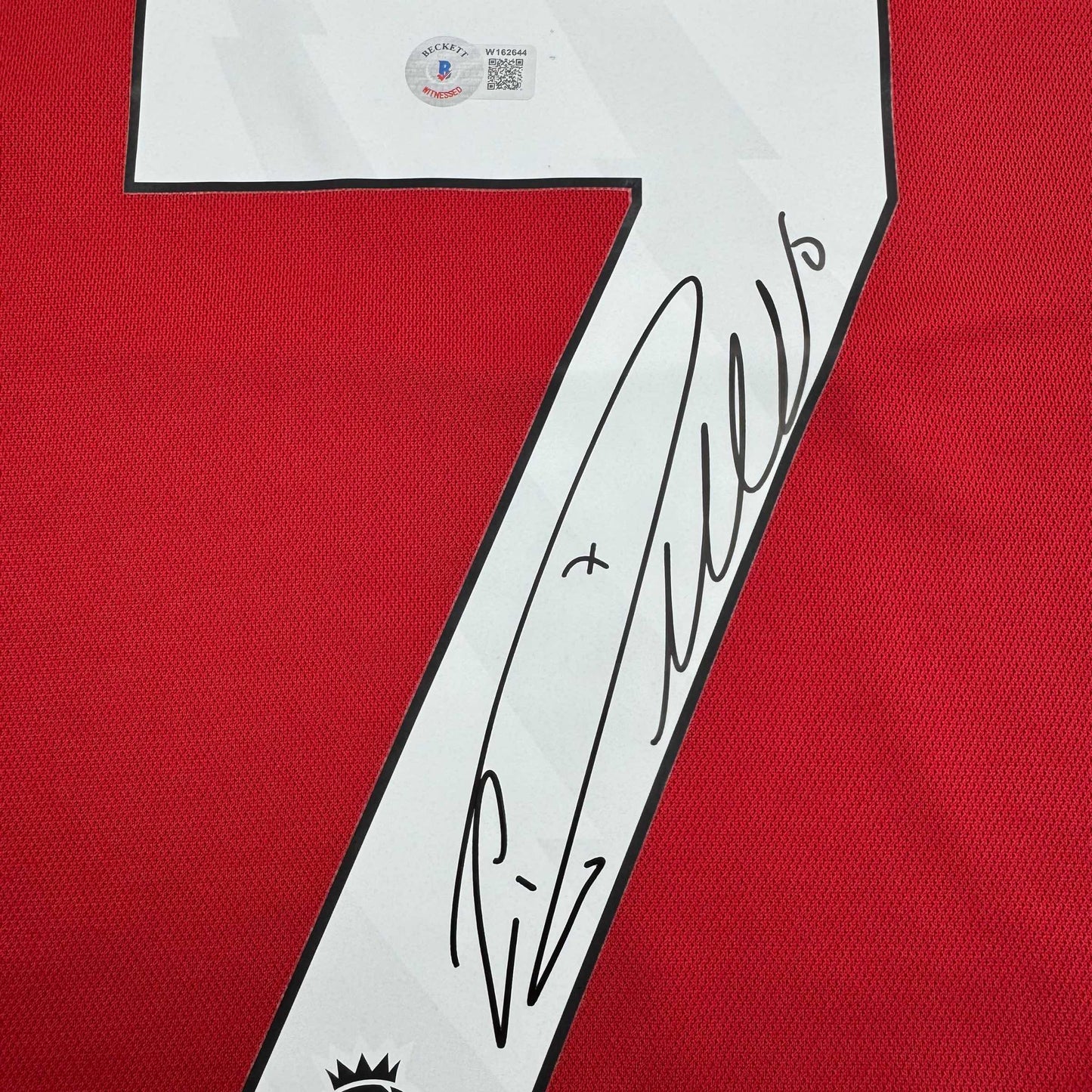 Autographed/Signed Cristiano Ronaldo Manchester United Red Soccer Jersey Beckett BAS COA