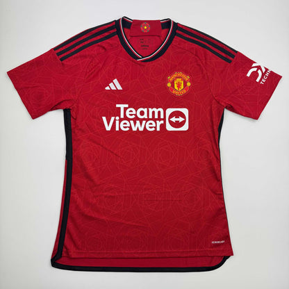 Autographed/Signed Cristiano Ronaldo Manchester United Red Soccer Jersey Beckett BAS COA