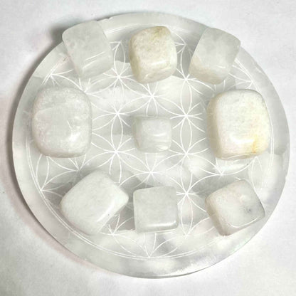 White Jade Tumbled Stone