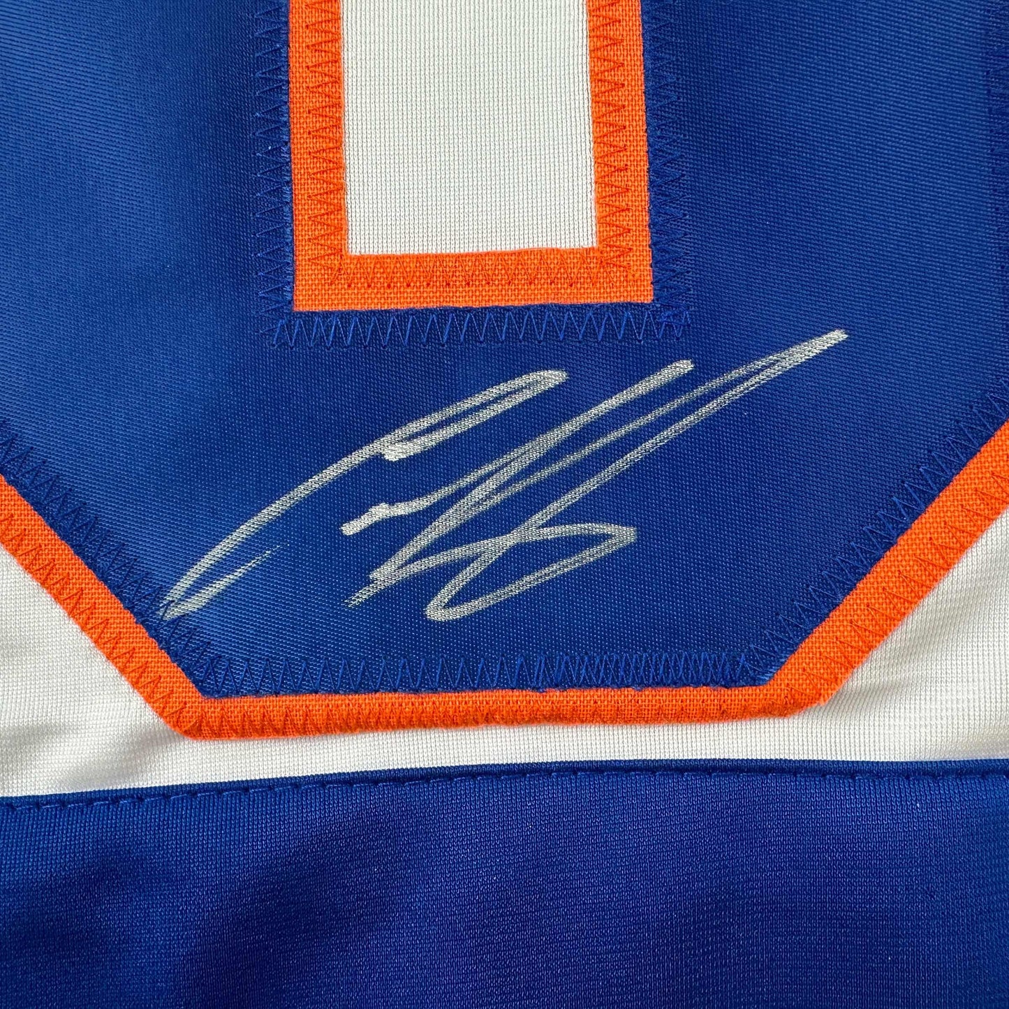 Autographed/Signed Ilya Sorokin New York White Hockey Jersey JSA COA