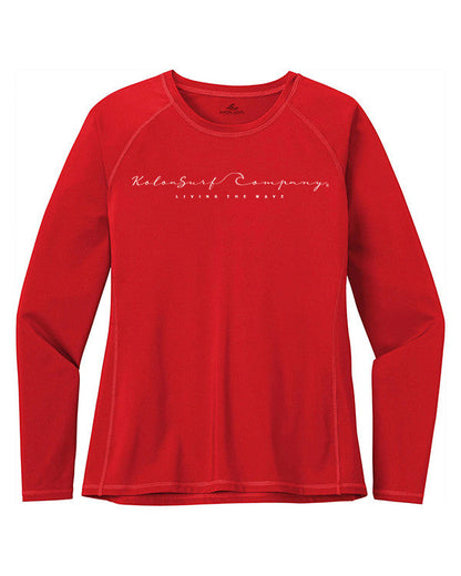 Koloa Cursive Women's Long Sleeve Rash Guard