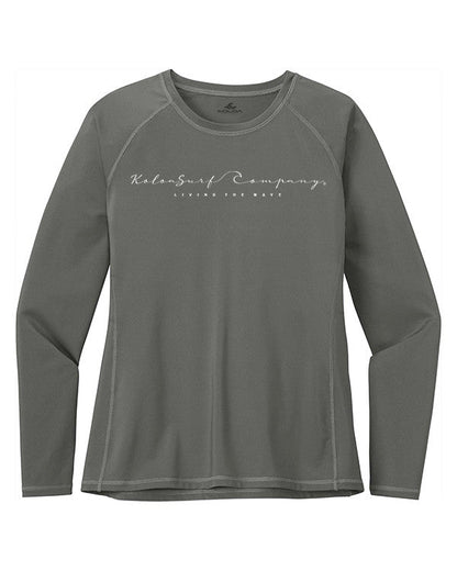 Koloa Cursive Women's Long Sleeve Rash Guard