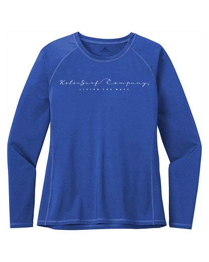 Koloa Cursive Women's Long Sleeve Rash Guard