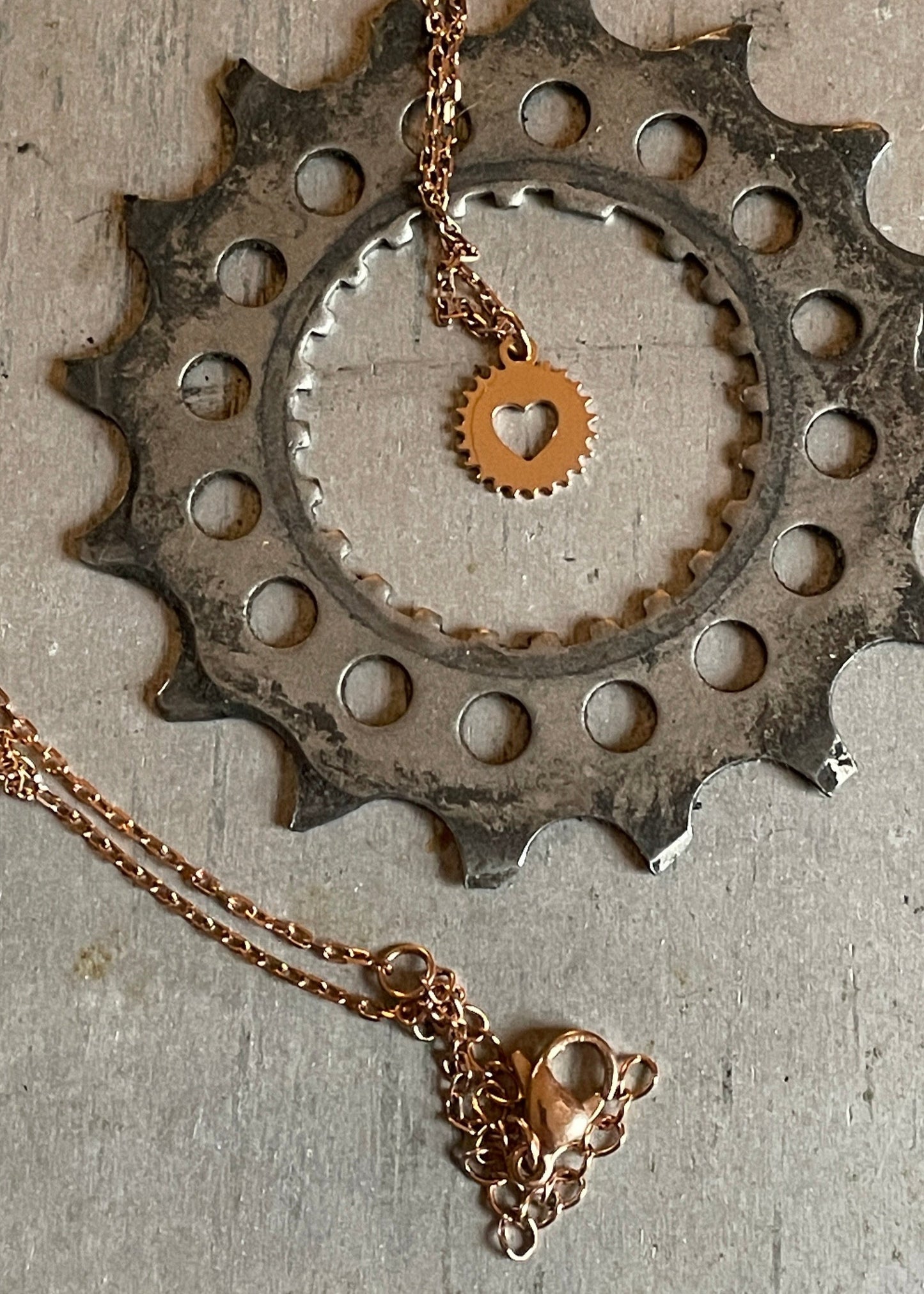 Necklace Crank Heart