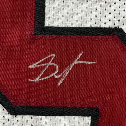 Autographed/Signed Stephon Gilmore South Carolina White College Football Jersey PSA/DNA COA