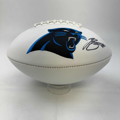 Autographed/Signed Bryce Young Carolina Panthers Full Size F/S White Panel Logo Football Fanatics COA