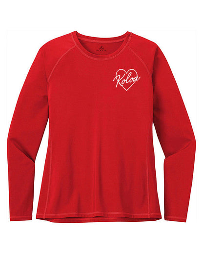 Heart In Koloa Women's Long Sleeve Rash Guard