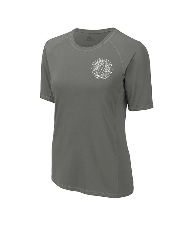 Koloa Honu Turtle Women's Short Sleeve Rash Guard