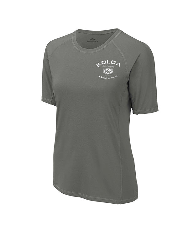 Koloa Vintage Arch Women's Short Sleeve Rash Guard