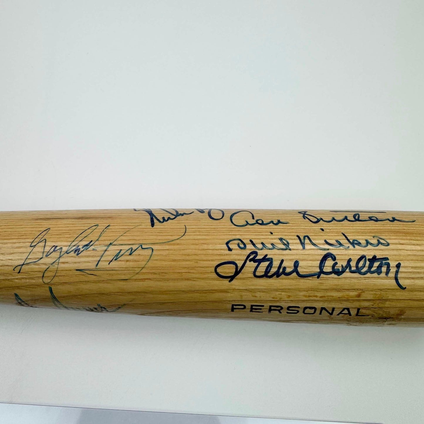 RARE 300 Win Club 9 Sigs Autographed/Signed Baseball Bat Tom Seaver, Nolan Ryan, Clemens, Sutton, Carlton, Niekro, Perry, Spahn & Wynn PSA/DNA