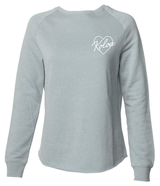 Heart In Koloa Wave Wash Sweatshirt