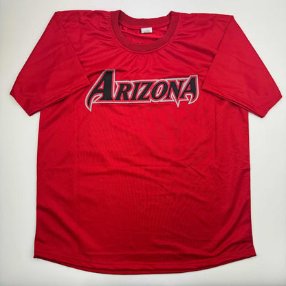 Autographed/Signed Corbin Burnes Arizona Red Baseball Jersey Beckett BAS COA