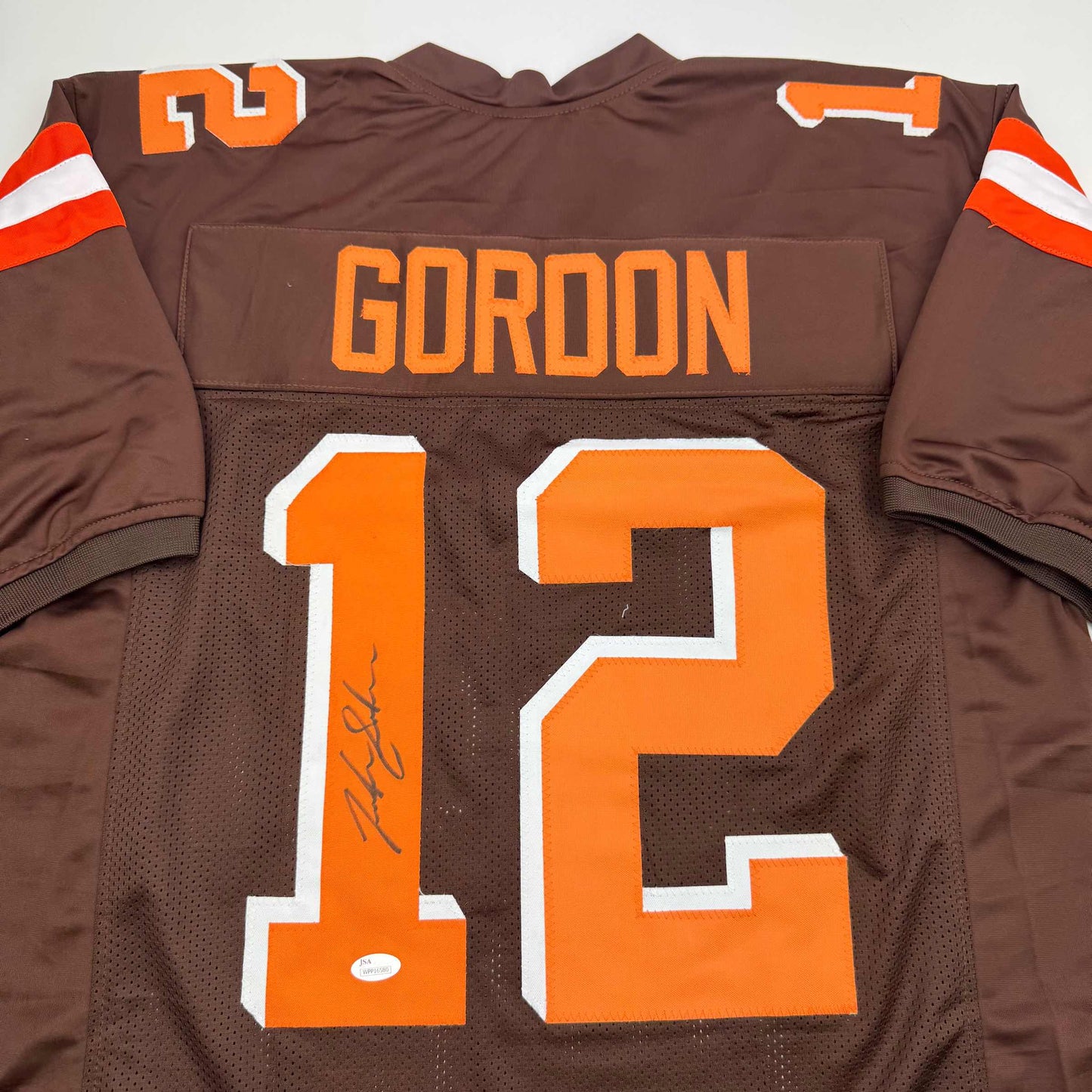 Autographed/Signed Josh Gordon Cleveland Football Brown Jersey JSA COA