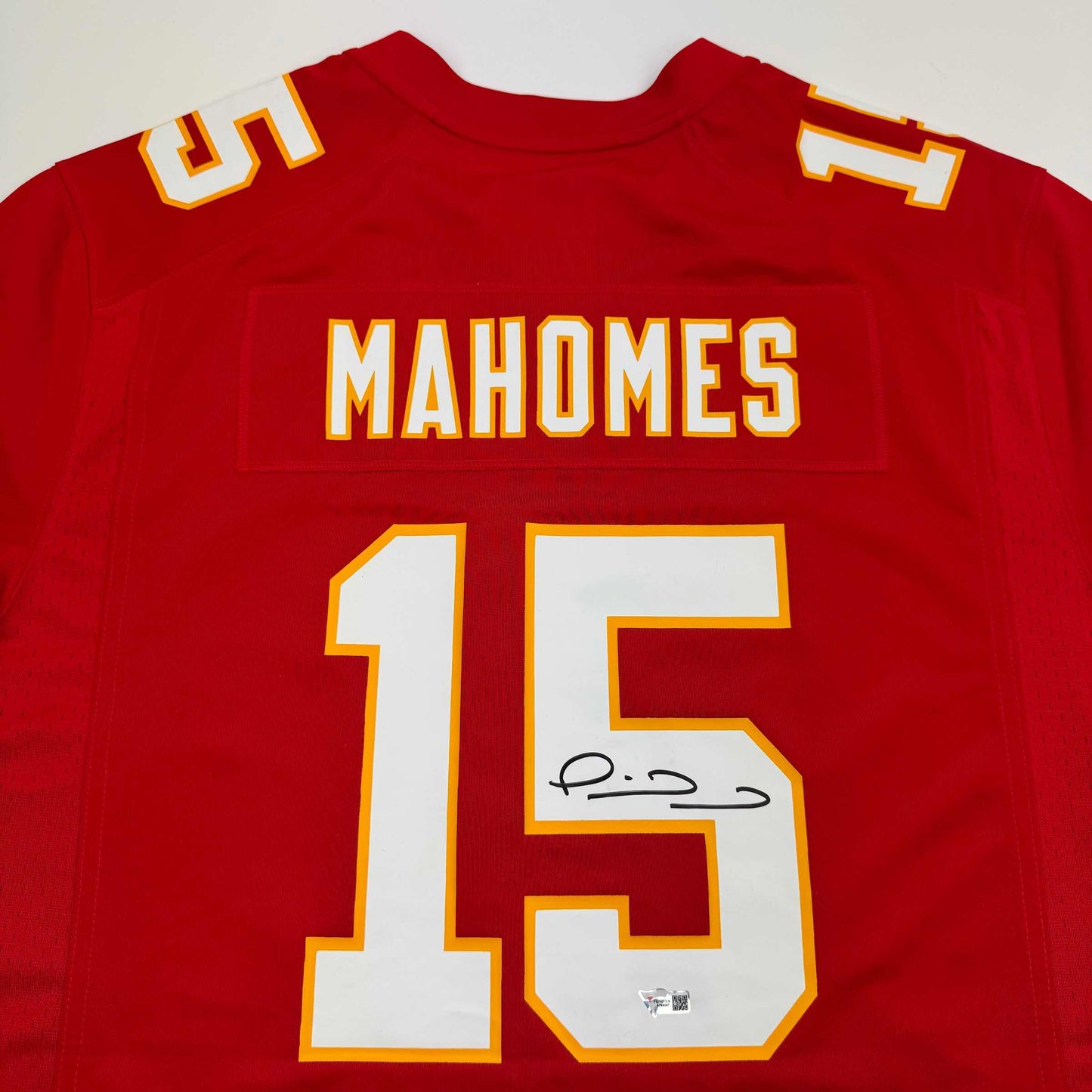 Autographed/Signed Patrick Mahomes Kansas City Chiefs Red Authentic Nike Football Jersey Fanatics COA