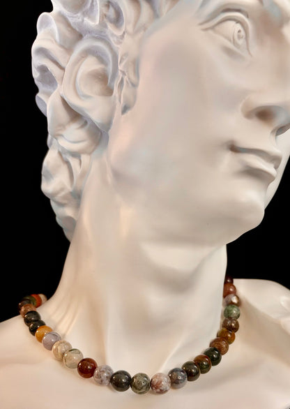 Bohemian Style Natural Stone Choker Necklaces (9 choices)