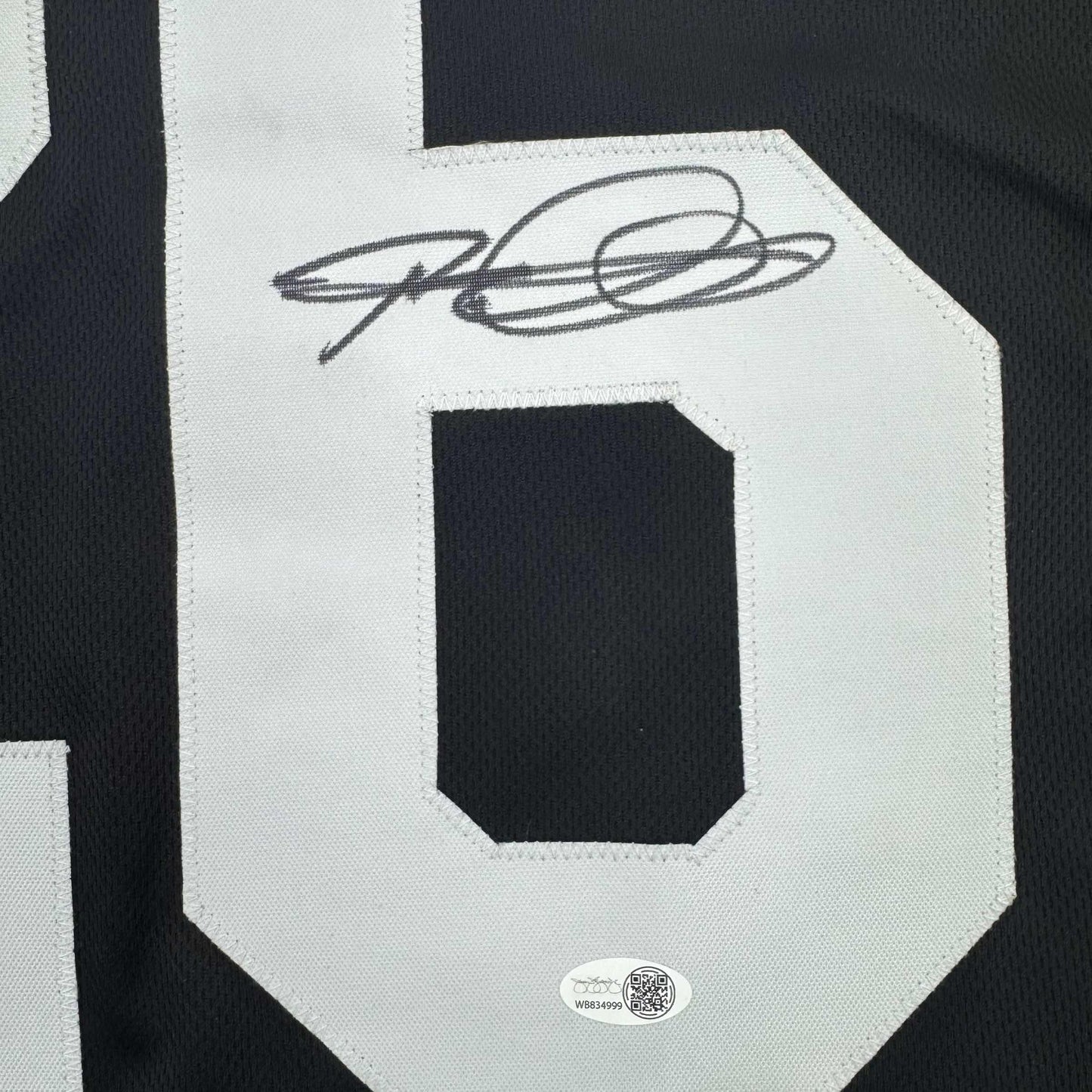 Autographed/Signed Rod Woodson Pittsburgh Black Football Jersey JSA COA