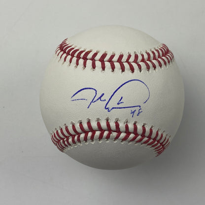 Autographed/Signed Jacob DeGrom Rawlings Official Major League Baseball ROML Steiner Sports COA Auto